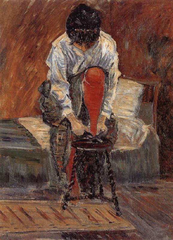 Paul Signac Red silk stockings china oil painting image